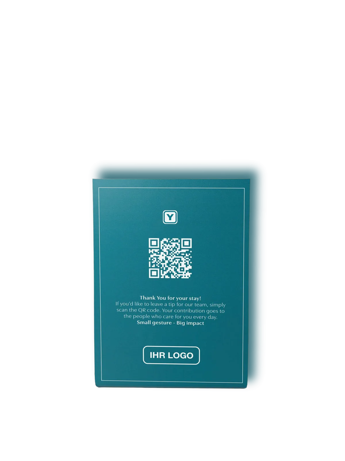 QR Stand front view