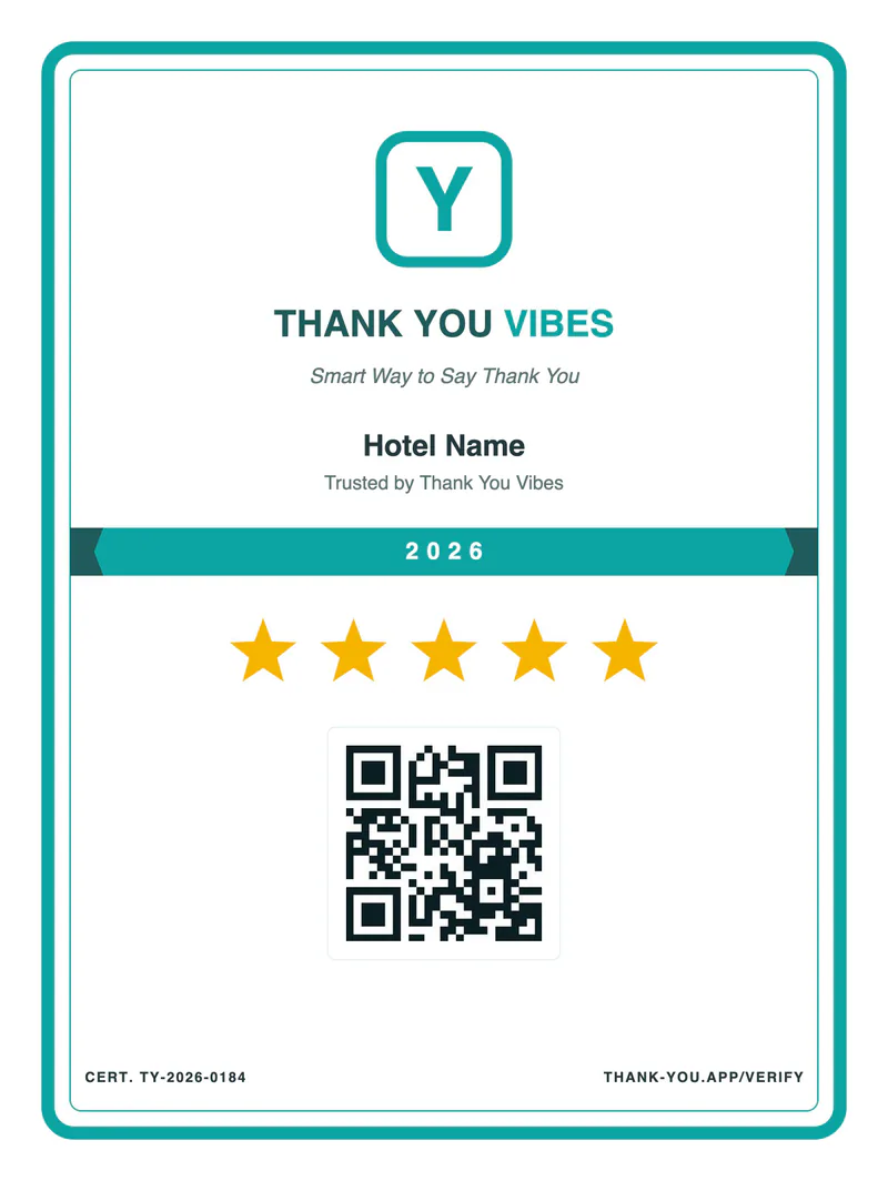 Thank You Vibes Badge